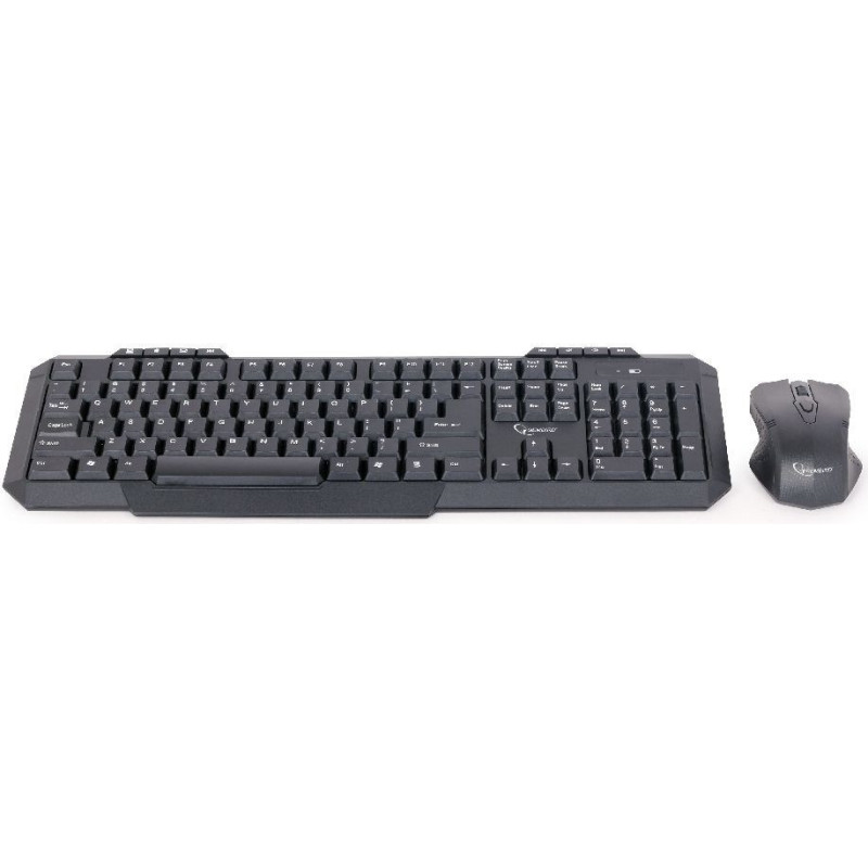 Gembird KBS-WM-02 keyboard Mouse included RF Wireless QWERTY US English Black