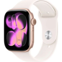 Apple Watch Series 11 (2025) GPS 46mm Rose Gold Alu Case, Light Blush Sport Band M/L EU MEV74
