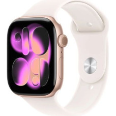 Apple Watch Series 11 (2025) GPS 46mm Rose Gold Alu Case, Light Blush Sport Band M/L EU MEV74