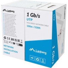 Lanberg Cable LAN UTP 1GB/S CCA wire 100M grey