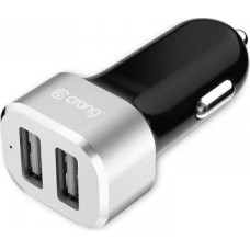 Crong Car charger 2xUSB 2.4A aluminium