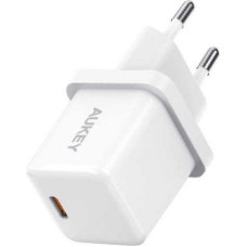 Aukey Mini charger PA-F5 OEM White 1xUSB-C 20W PD Power Delivery