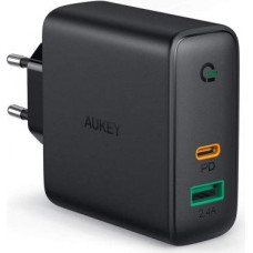 Aukey PA-D3 Wall Charger 2xUSB Power Delivery (1xUSB+1xUSB C) 5.4A 60W Dynamic Detect