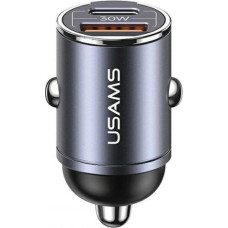 Usams Car Charger 30W 1xUSB+ 1xUSB-C Fast Charge C38