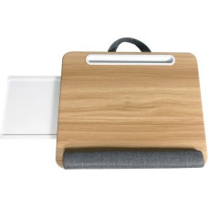 Techly Laptop stand for lap soft padding, extendable mouse shelf 410x335mm