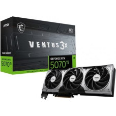MSI Graphics card GeForce RTX 5070 Ti 16G VENTUS 3X OC GDDR7 256bit HDMI/3DP