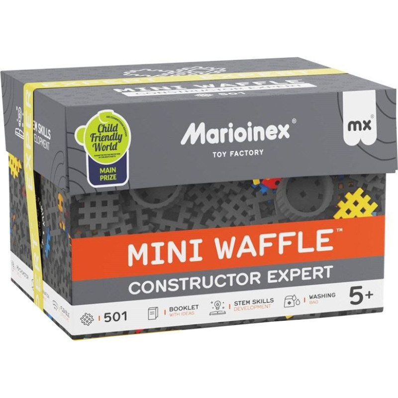 Marioinex Mini Waffle Building Blocks Constructor Expert, 501 pieces
