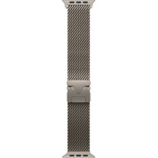 Apple 49mm Natural Titanium Milanese Loop - Medium