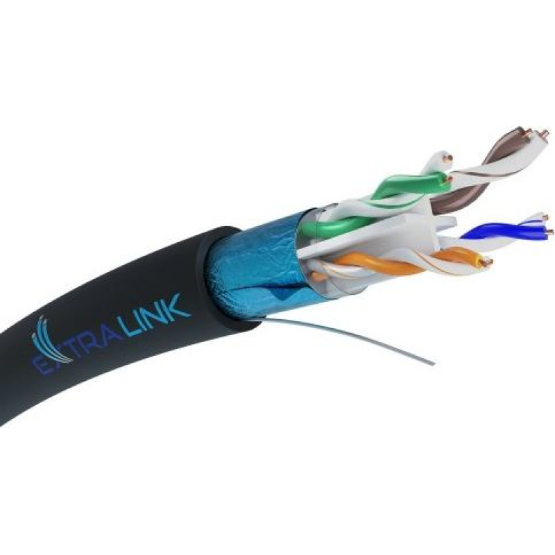 Extralink Network cable CAT6 FTP external 305M
