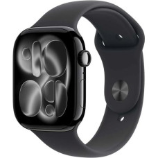 Apple Watch Series 11 (2025) GPS 46mm Jet Black Alu Case, Black Sport Band S/M EU MEUW4 - ONLY BOX DAMAGE