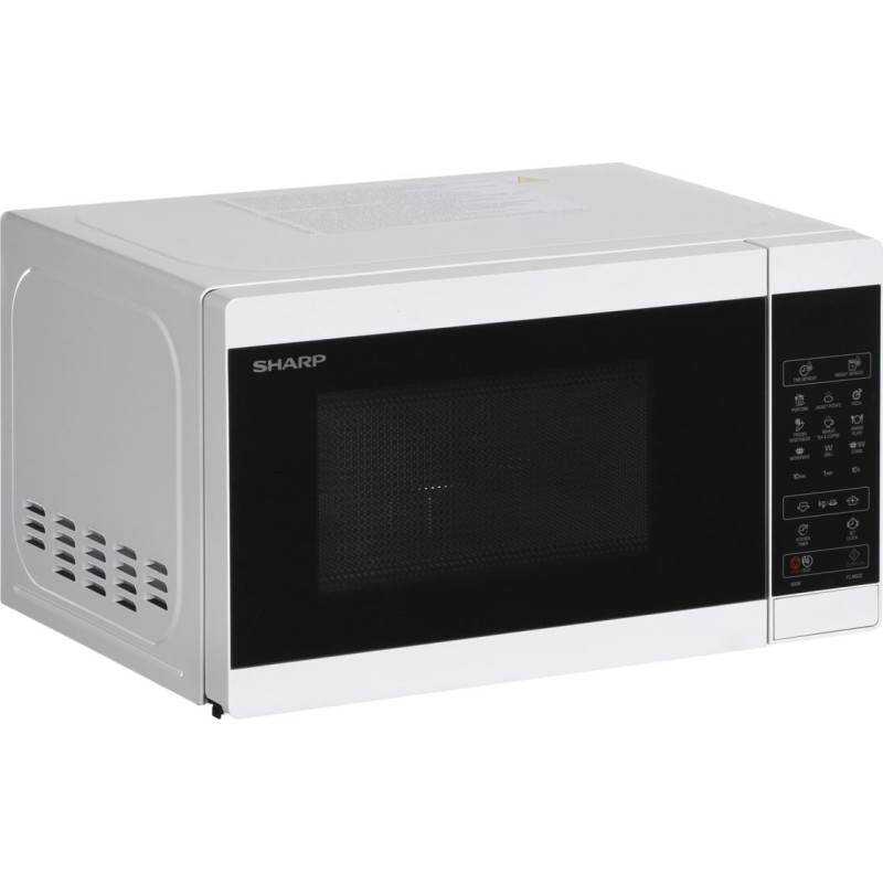 Sharp YC-MG02E-W microwave Countertop 20 L 800 W Blue, White