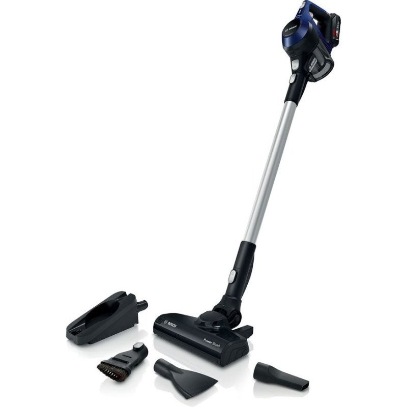 Bosch Serie 6 BBS611MAT stick vacuum/electric broom 2-in-1 stick vacuum Battery Dry Bagless 0.3 L Blue 2.5 Ah