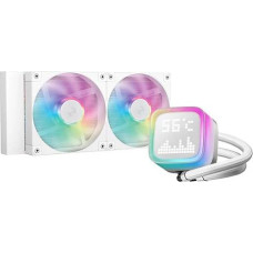 Deepcool LP240 Computer case, Processor All-in-one liquid cooler 12 cm White 1 pc(s)