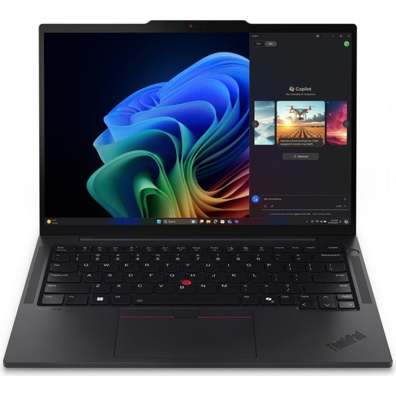 Lenovo ThinkPad T14s Gen 6 (AMD) Copilot+ PC AMD Ryzen AI 7 PRO 360 Laptop 35.6 cm (14") WUXGA 32 GB LPDDR5x-SDRAM 1 TB SSD Wi-Fi 7 (802.11be) Windows 11 Pro English Black