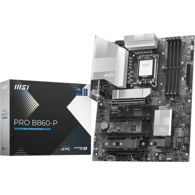 MSI PRO B860-P motherboard Intel B860 LGA 1851 (Socket V1) ATX