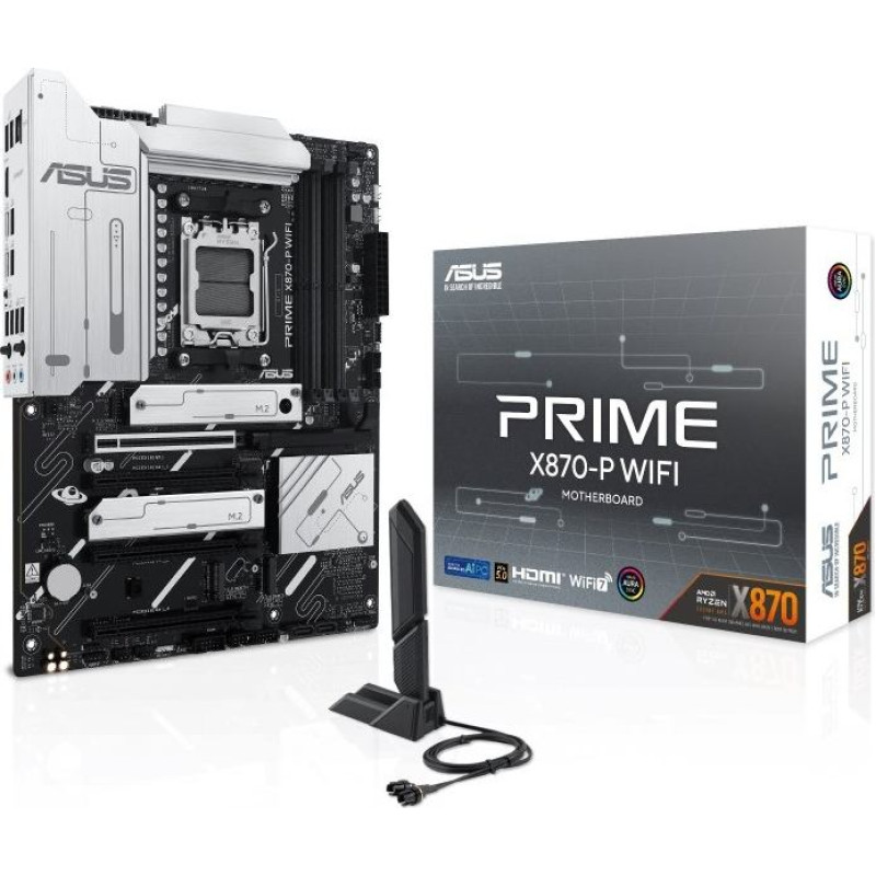 Asus Prime X870-P WIFI AMD X870 Motherboard AM5 Socket ATX
