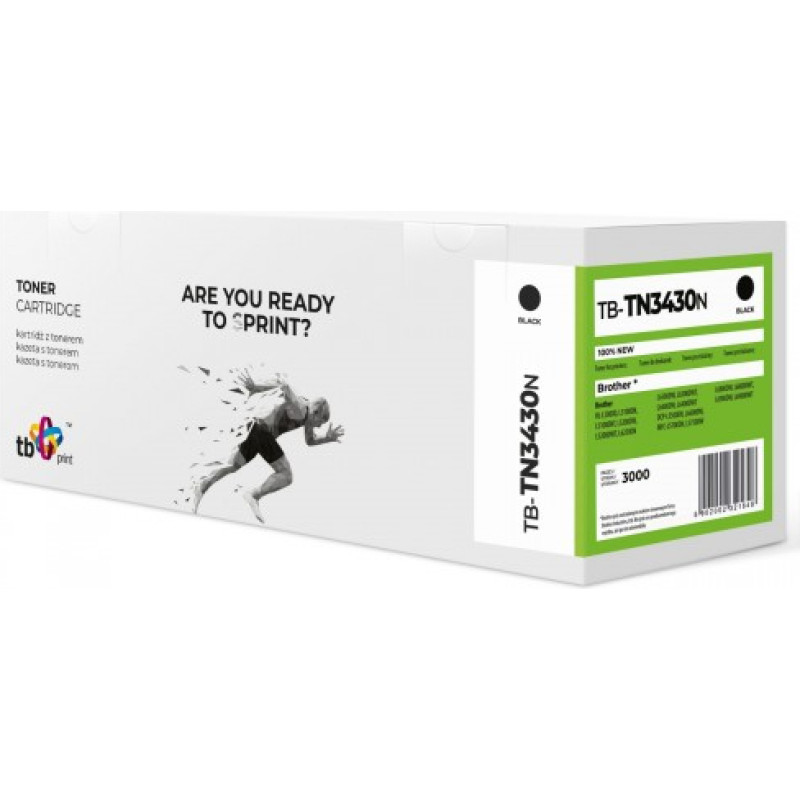 Tb Print Toner for Brother HL-L6 300DW TB-TN3430N BK 100