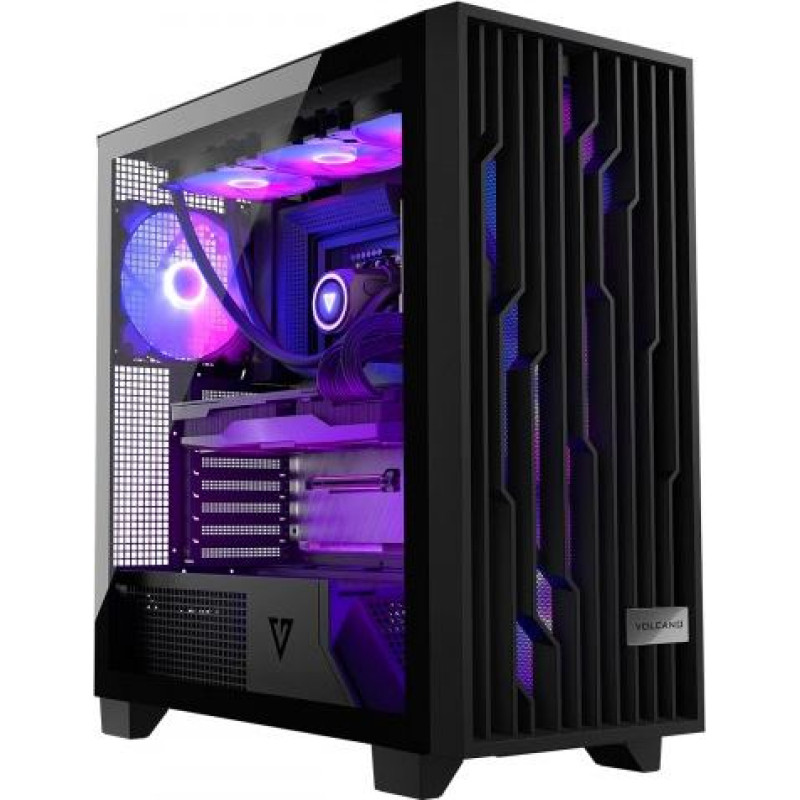 Modecom Computer case Volcano Perun Apex ARGB Midi black