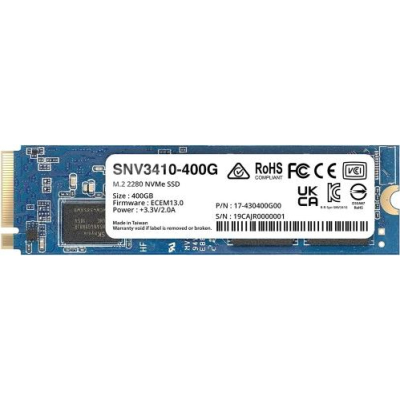 Synology SSD drive SATA 400GB M2 2280 SNV3410-400G