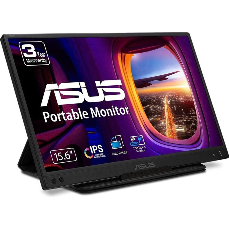 Asus ZenScreen MB166C computer monitor 39.6 cm (15.6") 1920 x 1080 pixels Full HD LED Black