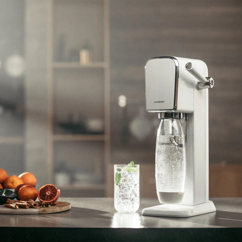 Sodastream Karboniseeritud jookide valmistusaparaat Art White