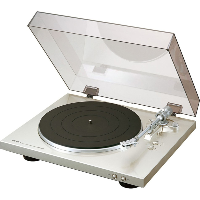 Plate player Denon DP-300F, silver