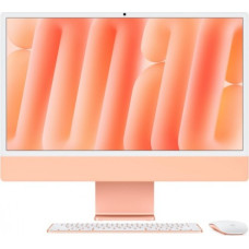 Apple iMac 24 inch: M4 10/10, 16GB, 256GB SSD - Orange