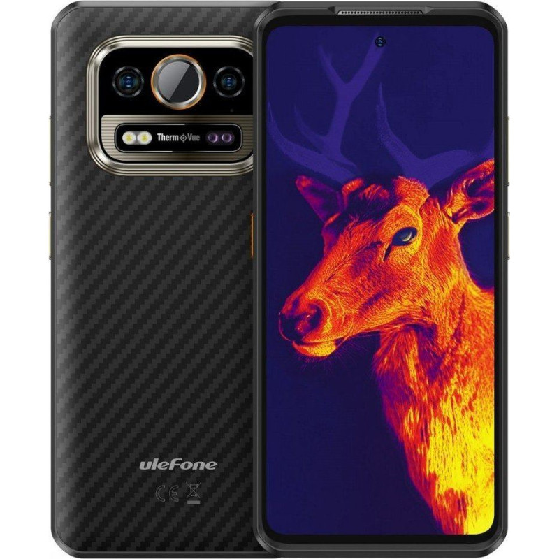 Ulefone Smartphone Armor 25T 4G 8/256GB IP69K thermovision Frost Black