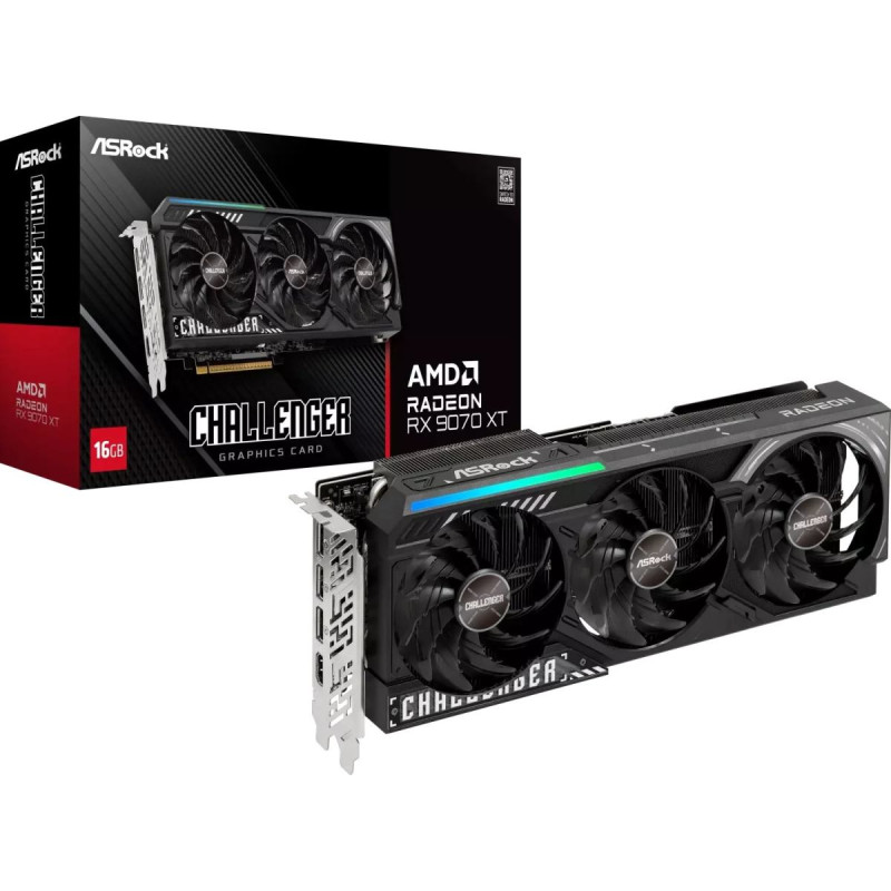 Asrock RX 9070 XT CHALLENGER 16GB GDDR6 256bit