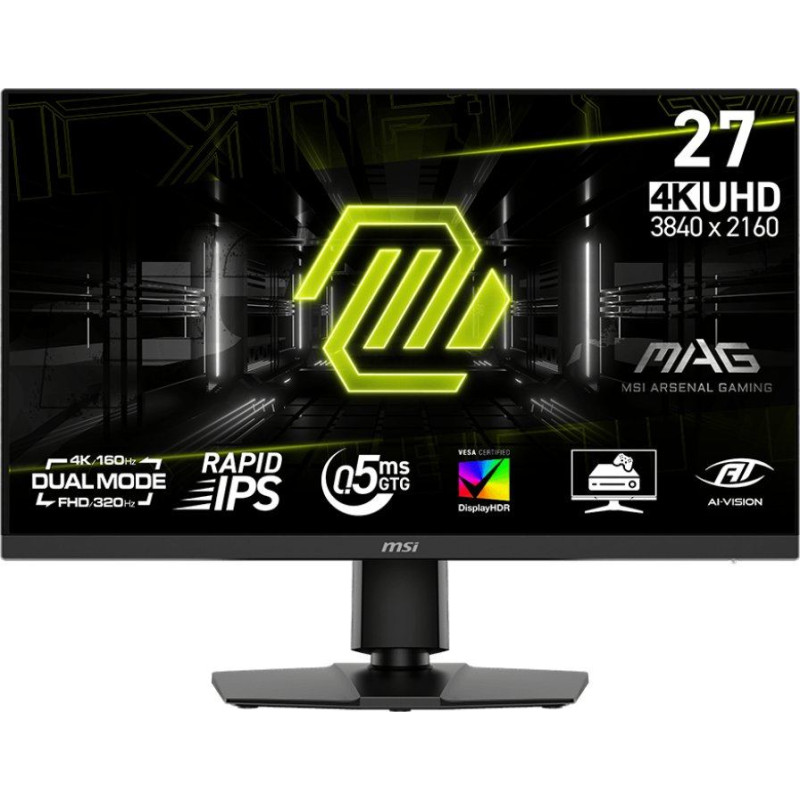 MSI Monitor 27 inch MAG 272URDF E16 UHD/FLAT/160Hz/black