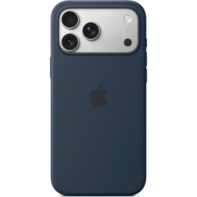 Apple iPhone 17 Pro Max Silicone Case with MagSafe midnight