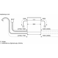 Bosch Įmontuojama indaplovė Bosch SMV4ECX10E