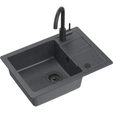 Quadron Plautuvė su maišytuvu Quadron GO SMART VERY BLACK, TQ6244GSBLM