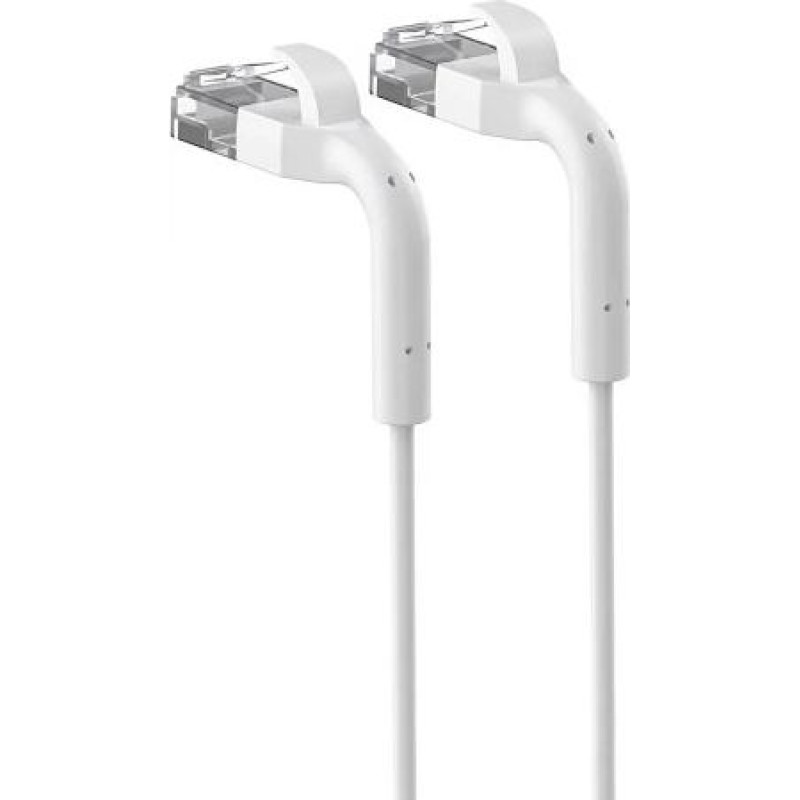 Extralink Patchcord cat.6a U/FTP 1Gbps copper twisted pair network cable, broken tip 1m white