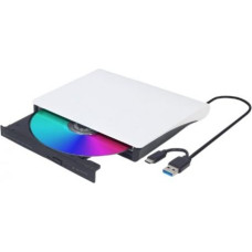 Gembird External USB DVD drive DVD-USB-031-BW black and white