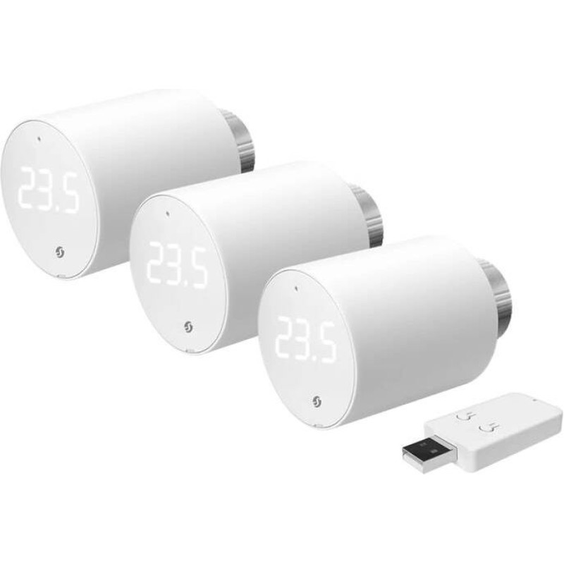 Shelly BLU TRV Thermostatic head, WiFi/Bluetooth (3 pieces with control unit)