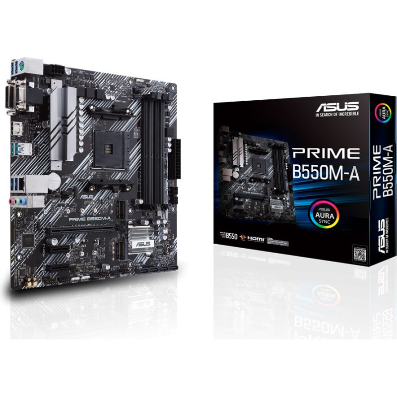 Asus PRIME B550M-A AMD B550 Pesa AM4 Mikro ATX