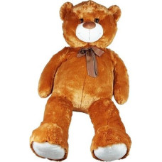Madej Mascot Plush Teddy Bear with a bow 100 cm brown