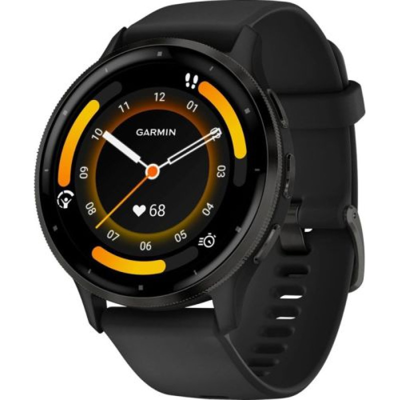 Garmin Venu 3S Smart Watch 45mm, GPS, reinforced polymer Stainless Steel Black EU