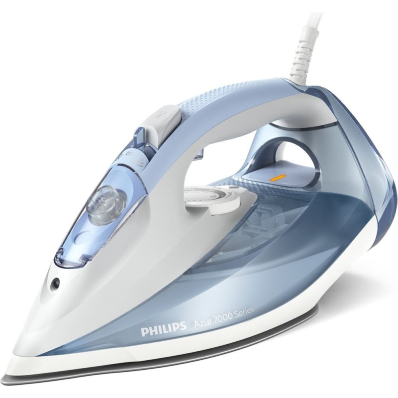 Philips 7000 series DST7011/20 iron Steam iron SteamGlide Plus soleplate 2600 W Blue, Grey