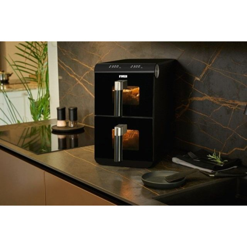 N'oveen Noveen DoubleCrisp AF5050 X-LINE Fat-free deep fat fryer 1700 W Black