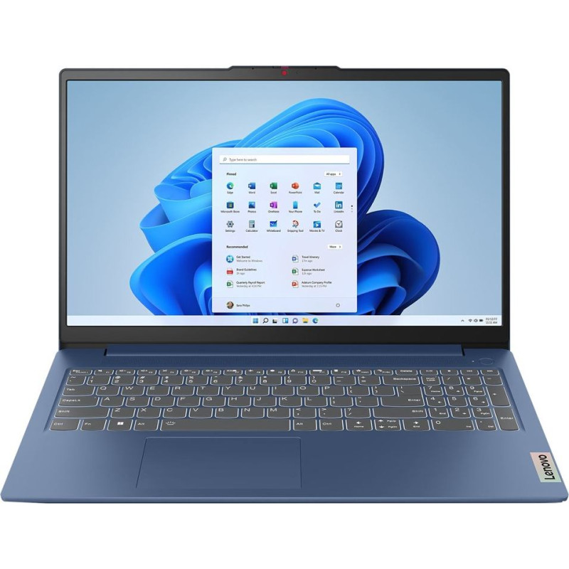 Lenovo IdeaPad Slim 3 15IRU8 i3-1315U 15.6" FHD IPS 300nits AG 8GB LPDDR5-4800 SSD512 Intel UHD Graphics 47Wh Win11 Abyss Blue