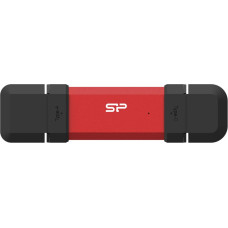 Silicon Power DS72 USB flash drive 250 GB USB Type-A / USB Type-C 3.2 Gen 2 (3.1 Gen 2) Red