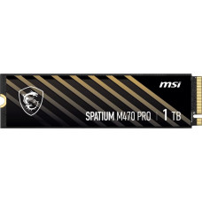 MSI Spatium M470 PRO PCIe 4.0 NVMe M.2 1TB PCI Express 4.0 3D NAND