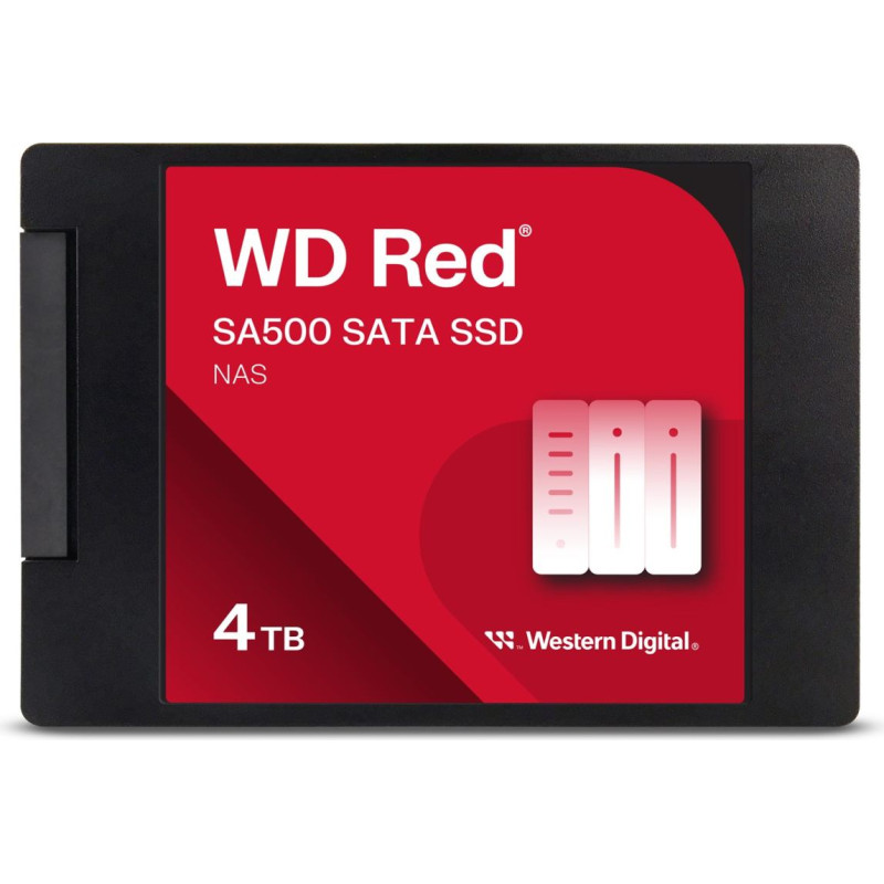 WD SanDisk Red WD &trade; SA500 SATA SSD 2,5"/7 mm POWERED BY 4 TB