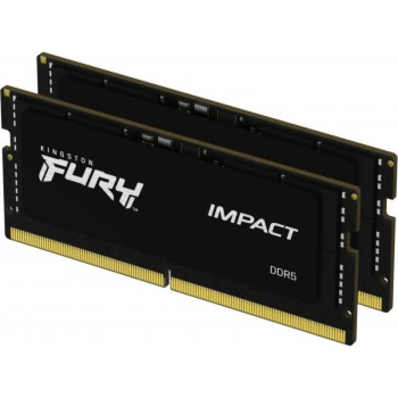 Kingston Memory DDR5 SODIMM Fury Impact 32GB(2*16GB)/6000 CL38