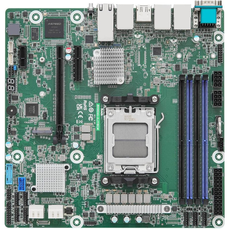 Asrock B650D4U-2L2T/BCM motherboard AMD B650 Express Socket AM5 micro ATX