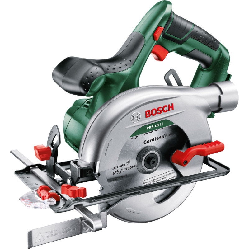 Bosch Ketassaag PKS 18 LI Solo, ilma akuta, 06033B1300