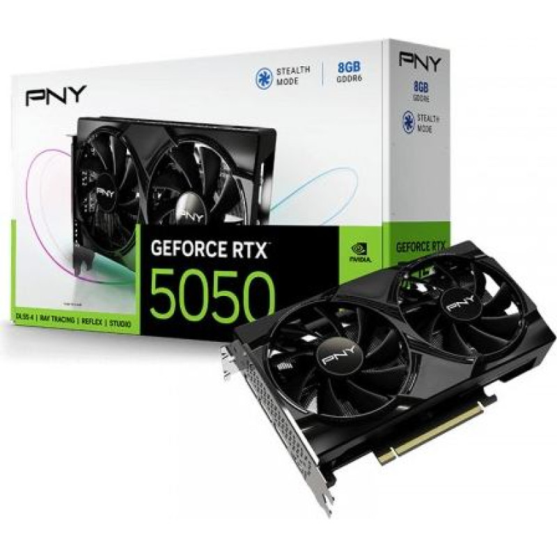 PNY Graphic Card GeForce RTX 5050 8GB 2F VCG50508DFXPB1