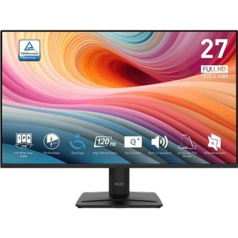 MSI Monitor PRO MP275 E2 27 inches/LED/FHD/Flat/120Hz/Black